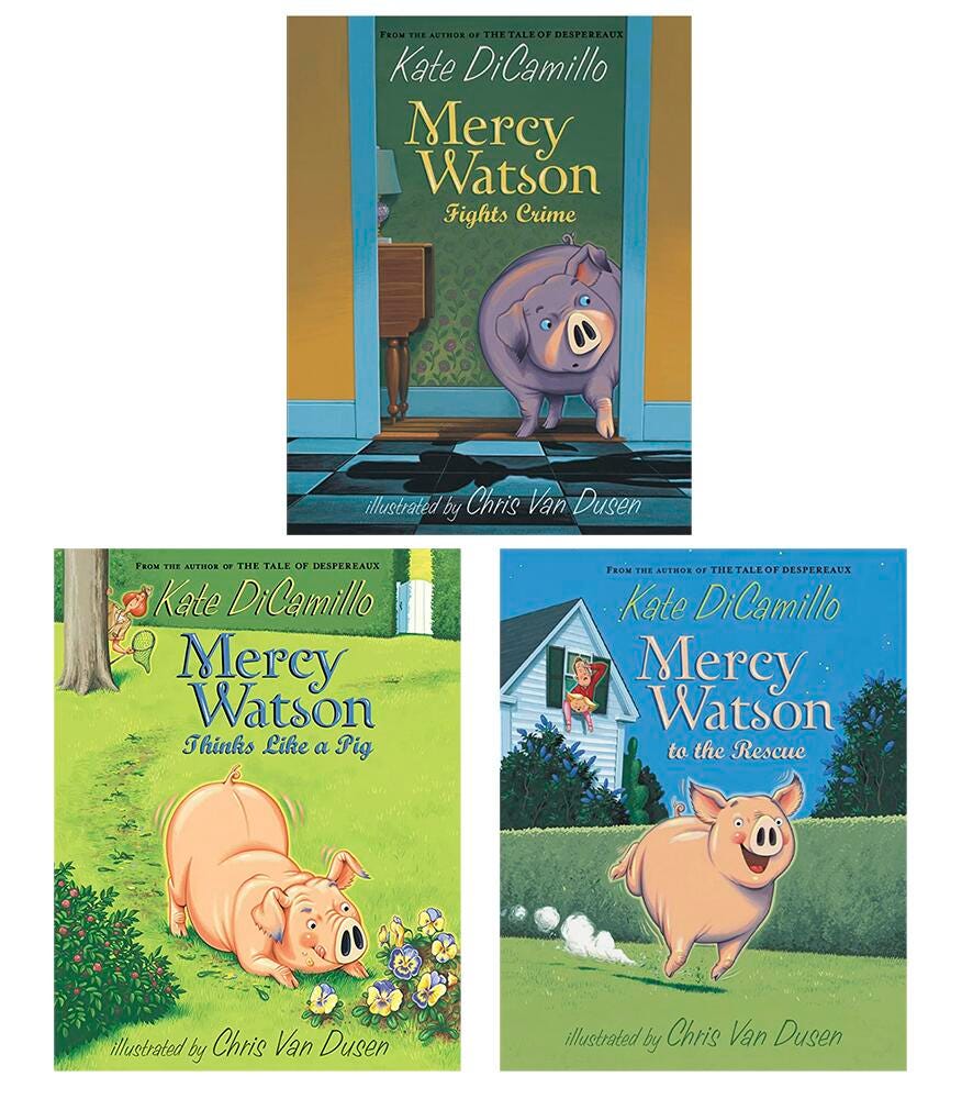 Mercy Watson Series 1-6 Books Collection Set By Kate